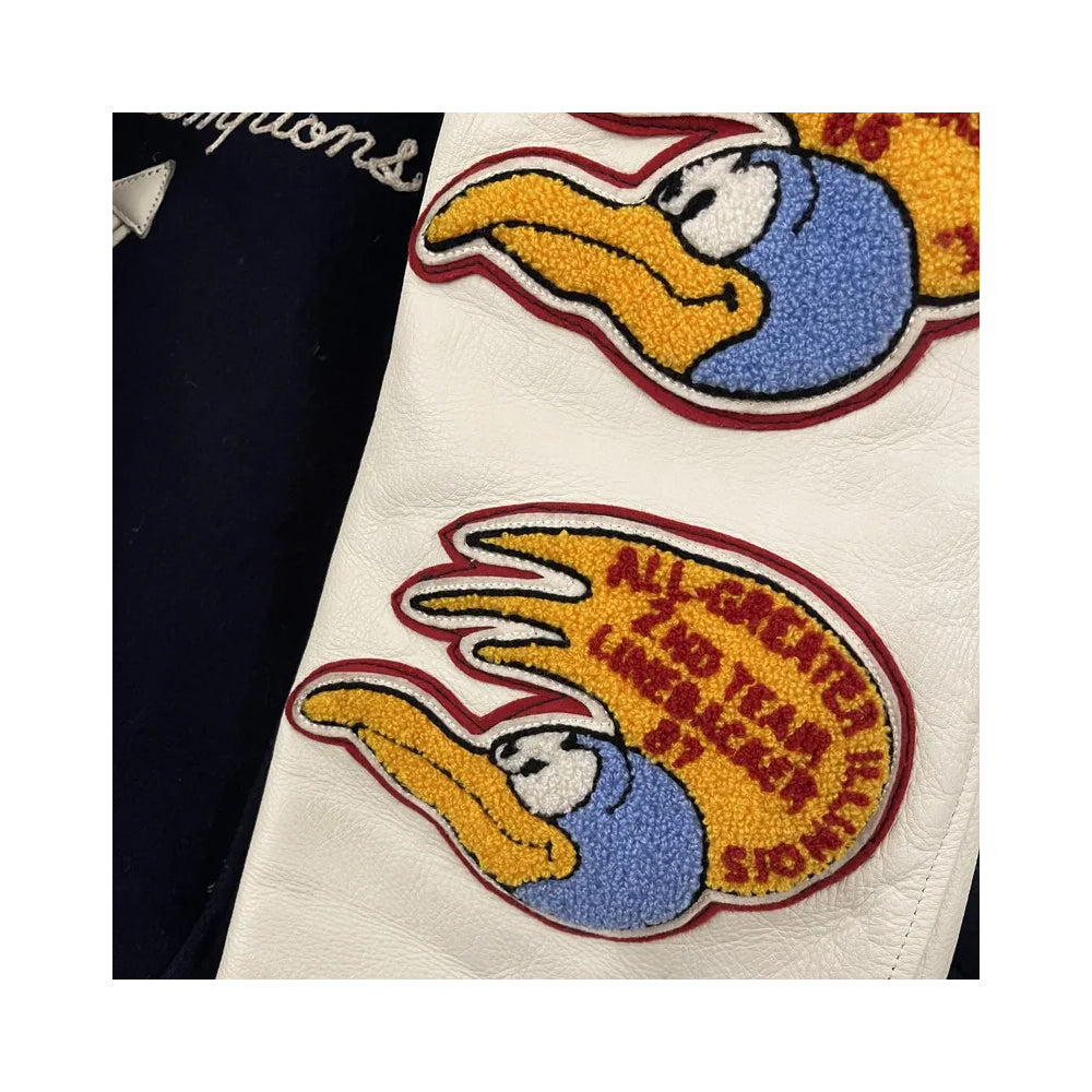 Classic Letterman Premium Varsity Jacket – Wool Body & Leather Sleeves