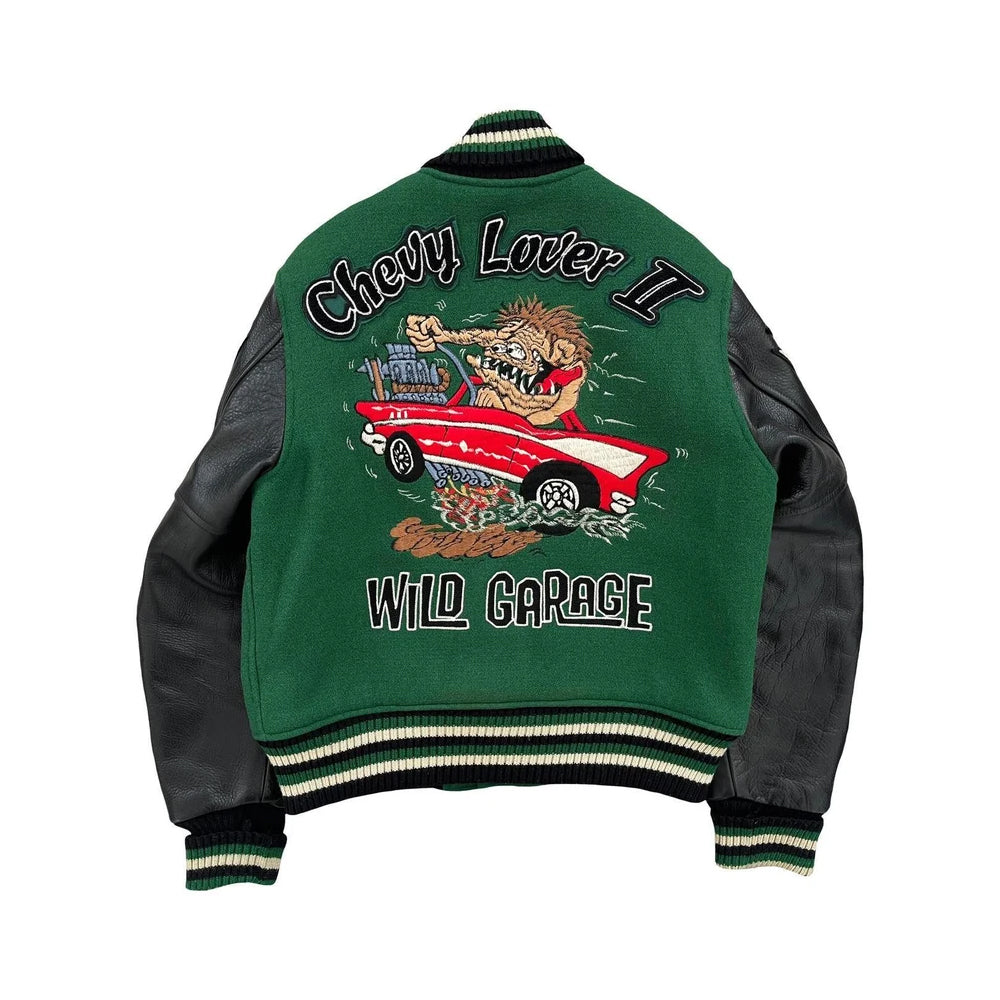 Classic Letterman Premium Varsity Jacket – Wool Body & Leather Sleeves