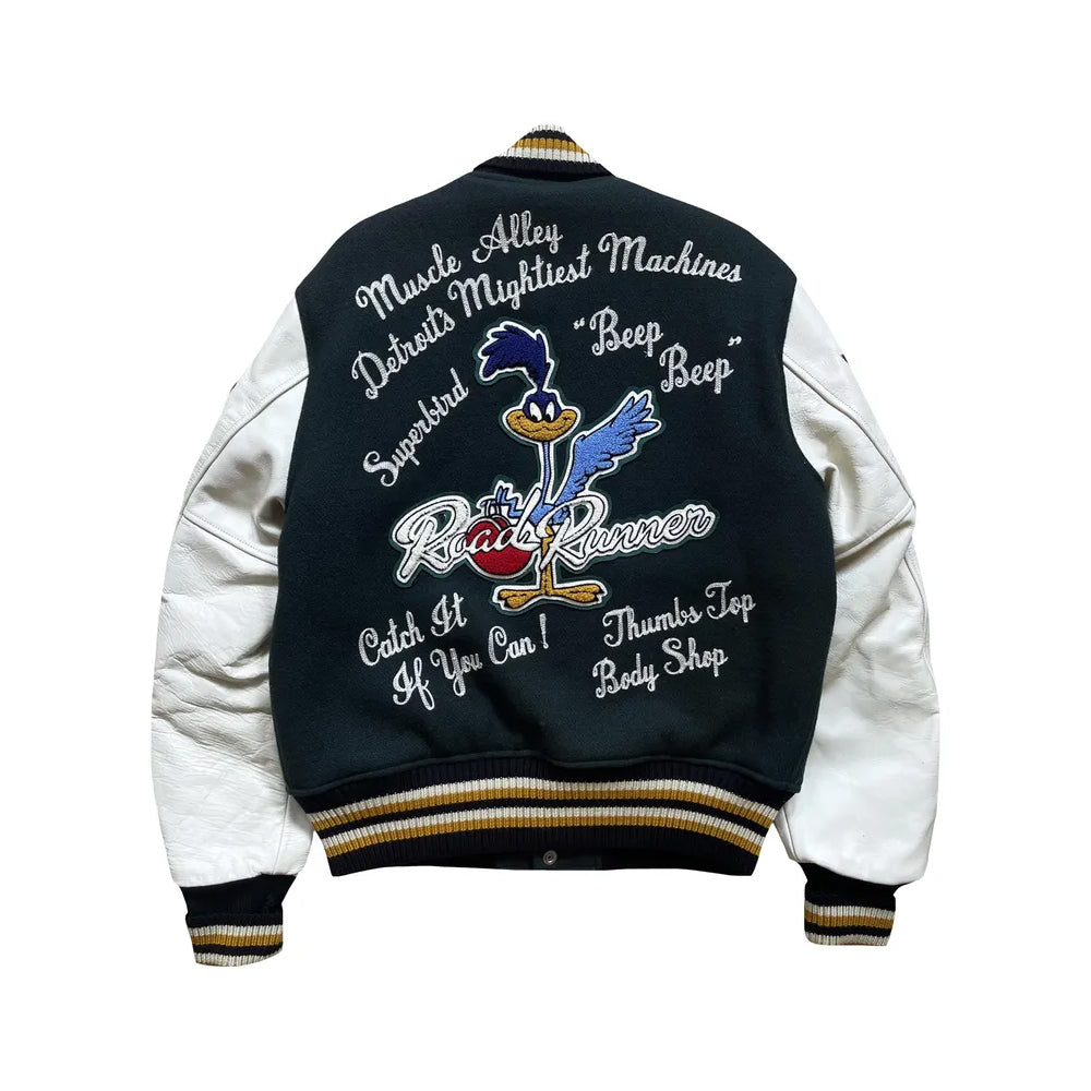 Classic Letterman Premium Varsity Jacket – Wool Body & Leather Sleeves
